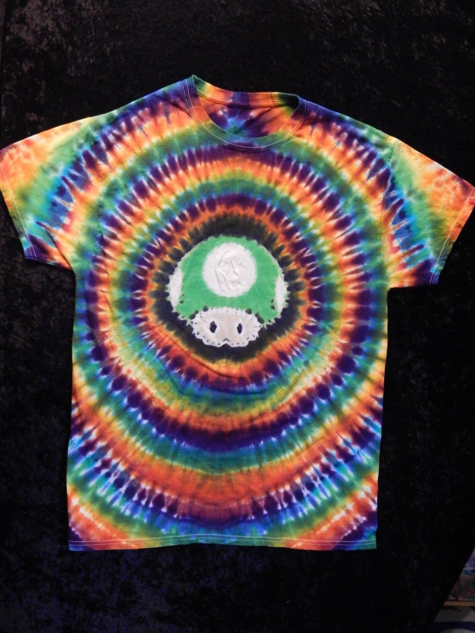 Mushroom Custom Tie Dye Adult Sizes - Etsy