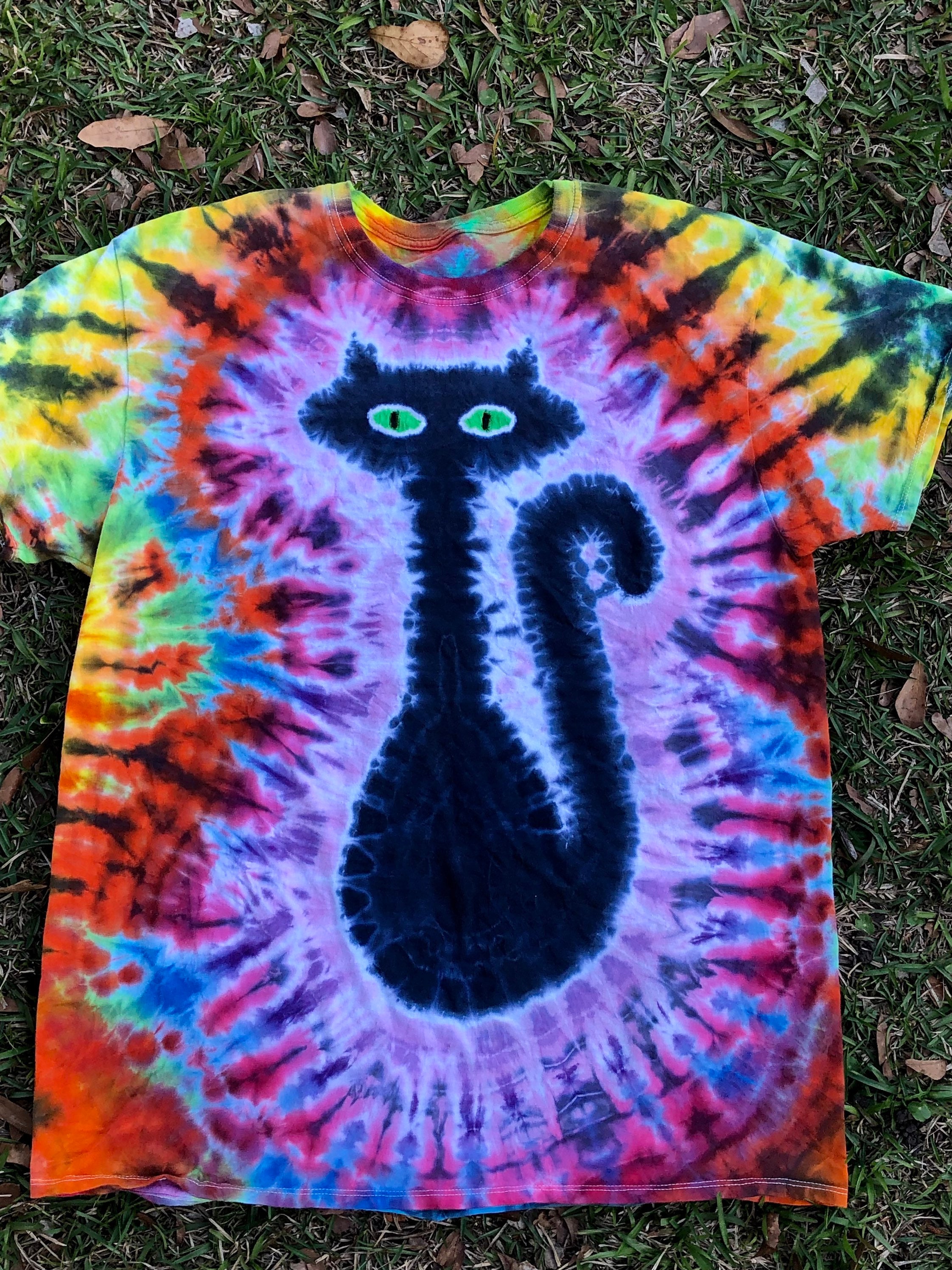 Atomic Cat Custom Tie Dye (adult Sizes) - Etsy