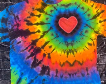 Heart spiral Tie Dye kids sizes