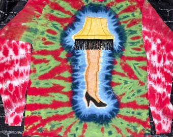 Leg Lamp Custom Tie Dye (Adult Sizes)