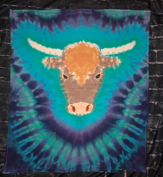 tie dye cow shirt