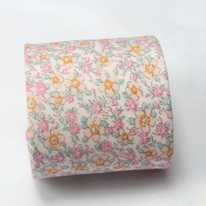 Petal light pink flora ties for men, men&#39;s linen tie, Groom Tie  match DAVID&#39;S BRIDAL, Tie For Wedding Necktie For Groomsmen