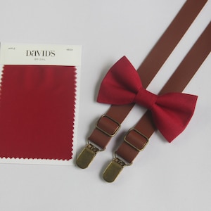 apple red david's bridal