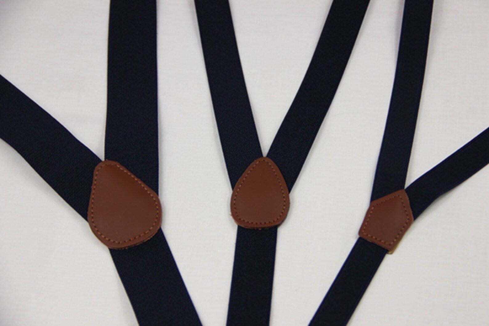 Navy Blue Suspenders M to XXL Deep Blue Mens Etsy