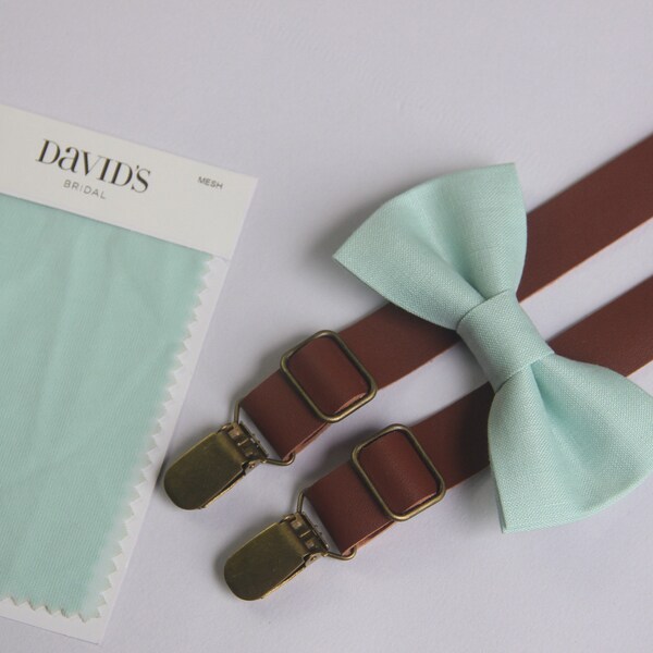 Mint Suspenders Etsy