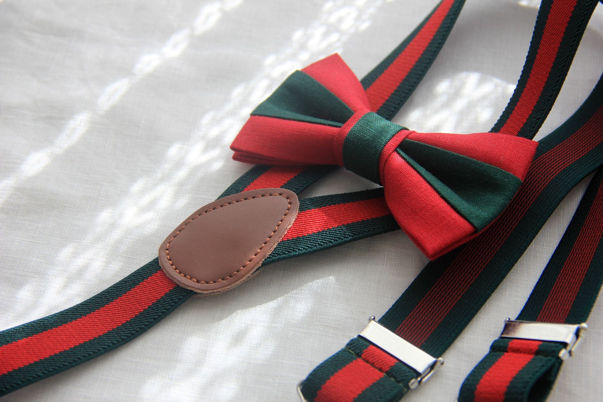 Gucci Kids Suspenders Sherry Line Aq3020 gucci kids suspenders - TikTok Shop main image 4