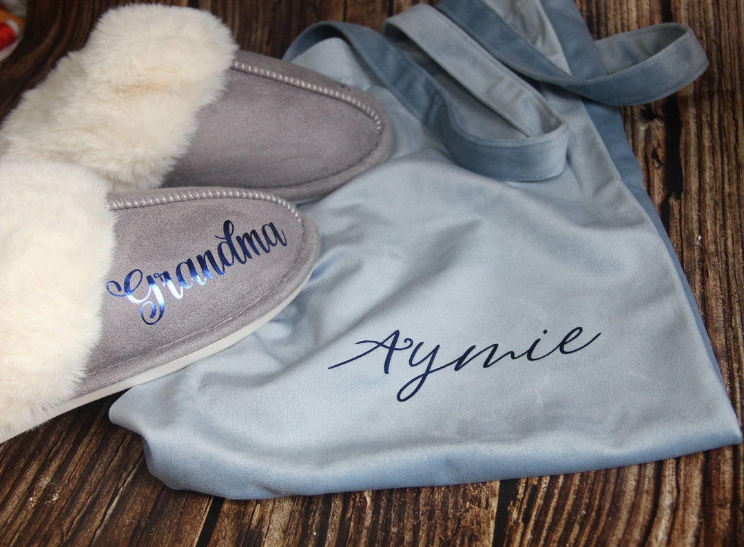 Pantuflas Personalizadas Las Pantuflas Del Abuelo Regalo