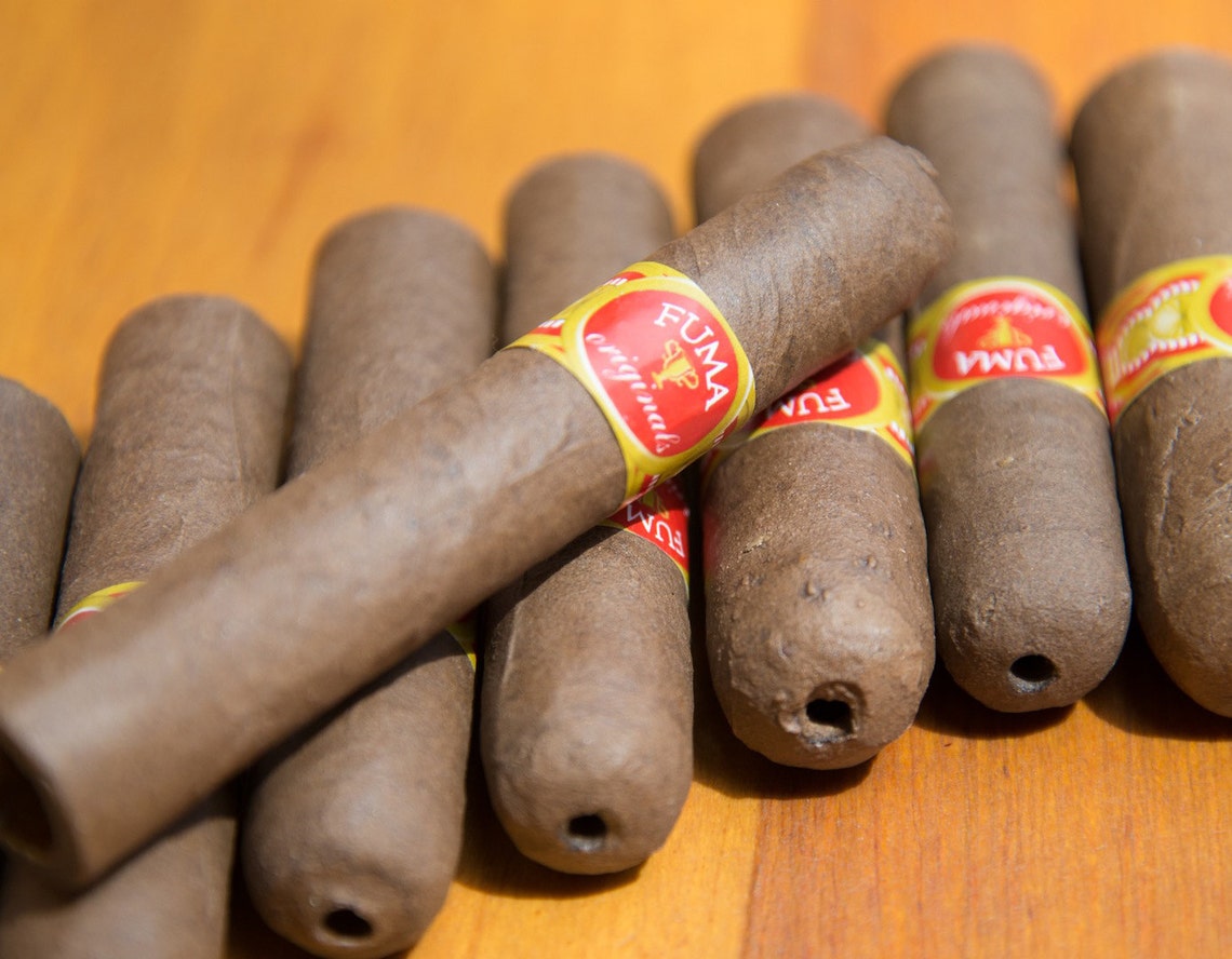 Cigar Pipe 4.5 Ceramic Robusto Etsy