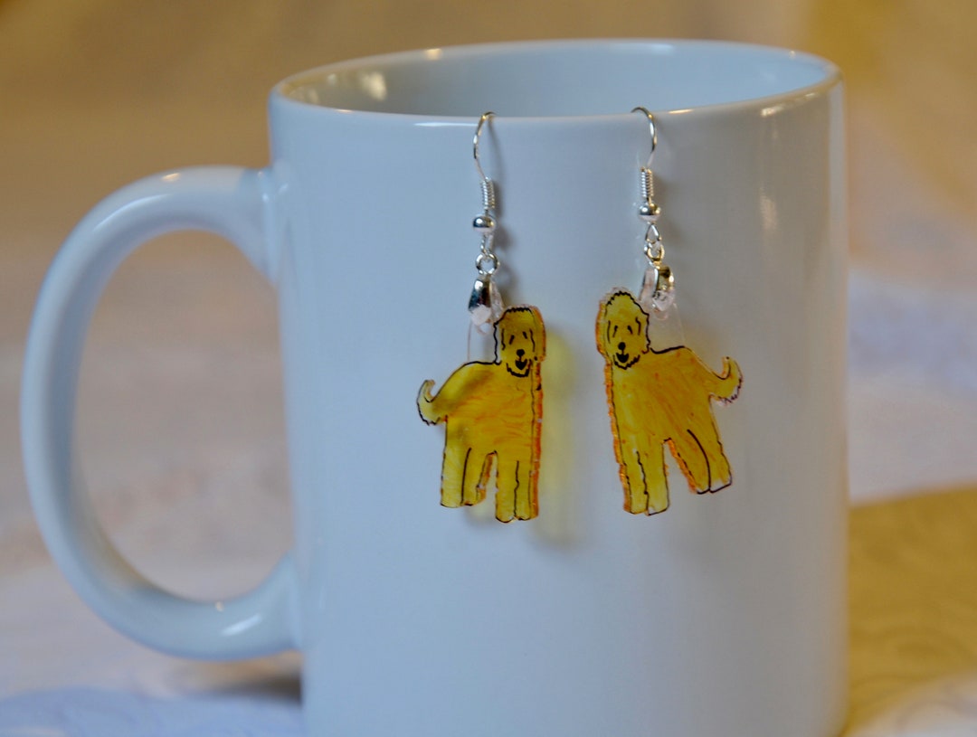 Goldendoodle/labradoodle/poodle/doodle Earrings/magnet/key Ring, 100% ...