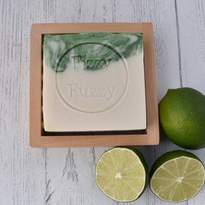 Handmade Gin & Tonic Soap and Wooden Soap Dish Set. By Fizzy Fuzzy. image 2