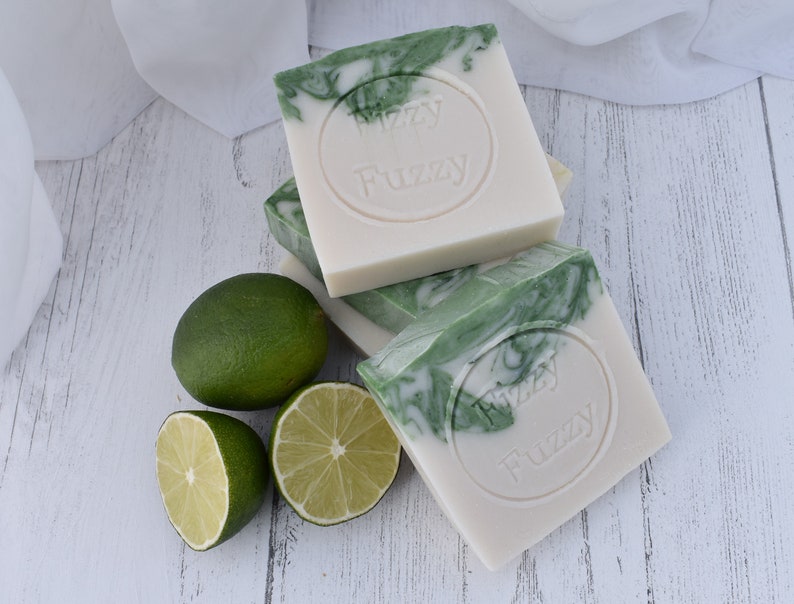 Handmade Gin & Tonic Soap and Wooden Soap Dish Set. By Fizzy Fuzzy. image 4