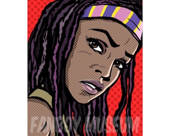 Michonne Lichtenstein Poster Print