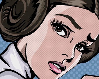 Wonder Woman Gadot Lichtenstein Girl Pop Art Print - Etsy