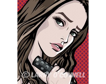 Alicia Clark ~Fear The Walking Dead pop art print