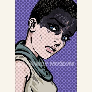 Furiosa Lichtenstein Girl Pop Art Print