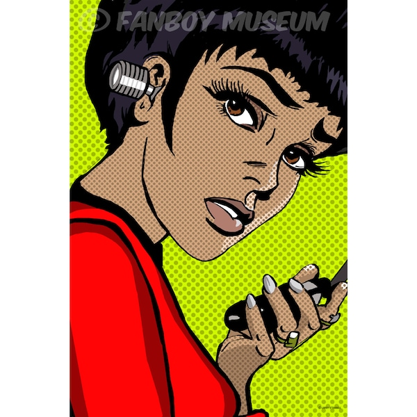 Uhura Lichtenstein Girl Poster Print