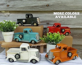 Tiered tray farm truck, Metal Farm truck, Tiered tray decor, Farmhouse decor, Mini Rustic truck, Vintage farm decor