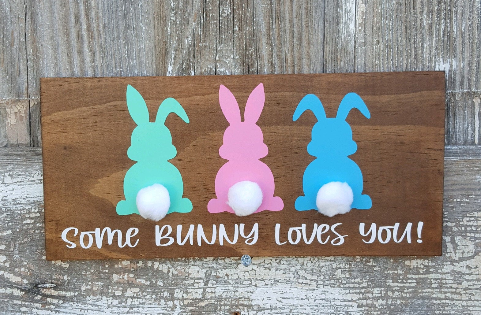 Easter Sign Bunny Sign Easter Bunny Sign Wreath Etsy