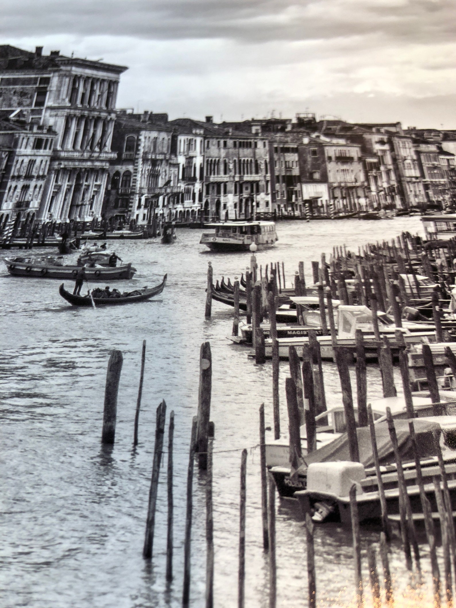 12x18 Venice Italy Black and White Classic Photography Art Etsy