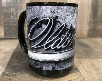 15oz Oldsmobile rusty junkyard photography Coffee Mug 15oz Cozy Classic Car Cup