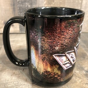 15oz Chevy 327 rusty photography Coffee Mug 15oz Cozy Old Classic Car Cup image 5