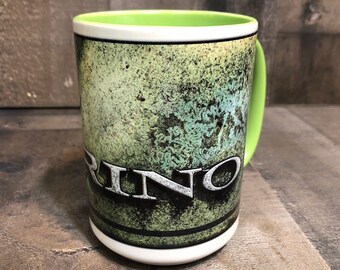 15oz Green Ford Torino rusty junkyard Coffee Mug 15oz Cozy Classic Car Cup