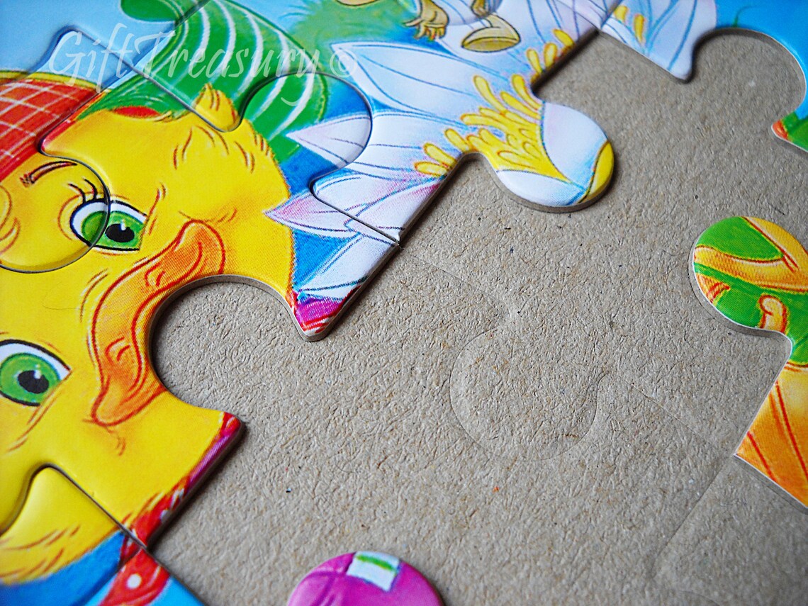 Puzzle Jigsaw New Set of 3 for Girls Preschool Birthday Favors Etsy UK