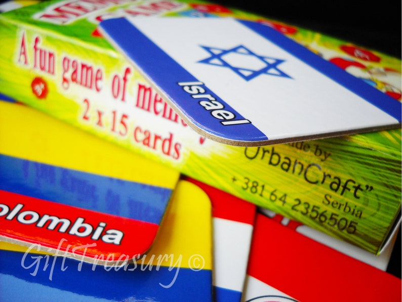 Memory Card Game Present Christmas Gift Matching Memory Set Etsy