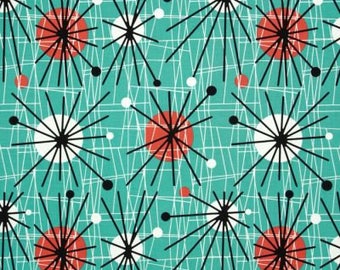 Atomic Sunburst / custom fabric