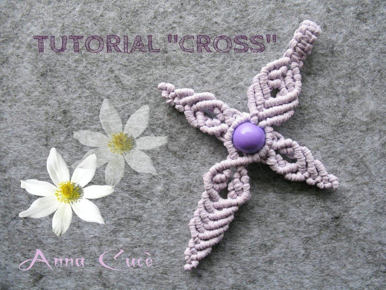 Tutorial macramè "CROSS" PDF image 2