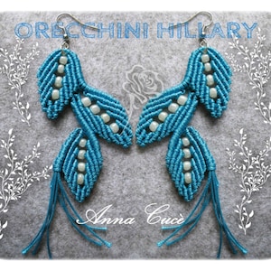 Macramé-tutorial "HILLARY OORBELLEN" PDF