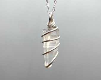 Lemurian Samen Quarz Sterling Silber Kristall Heilung Anhänger handgemachte Schmuck