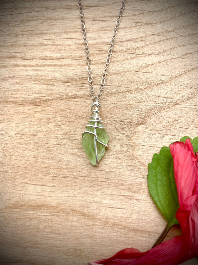 Kyanite Specimen Kyanite Crystal Kyanite Pendant Boho Kyanite Jewelry Raw Kyanite Kyanite Necklace Kyanite Stone Green Kyanite