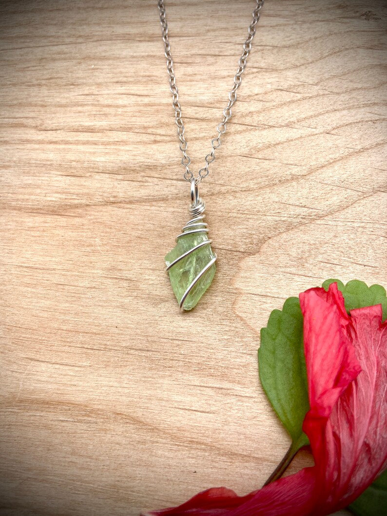 Kyanite Specimen Kyanite Crystal Kyanite Pendant Boho Kyanite Jewelry Raw Kyanite Kyanite Necklace Kyanite Stone Green Kyanite