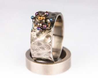 Goloka. Titanium ring. 2014