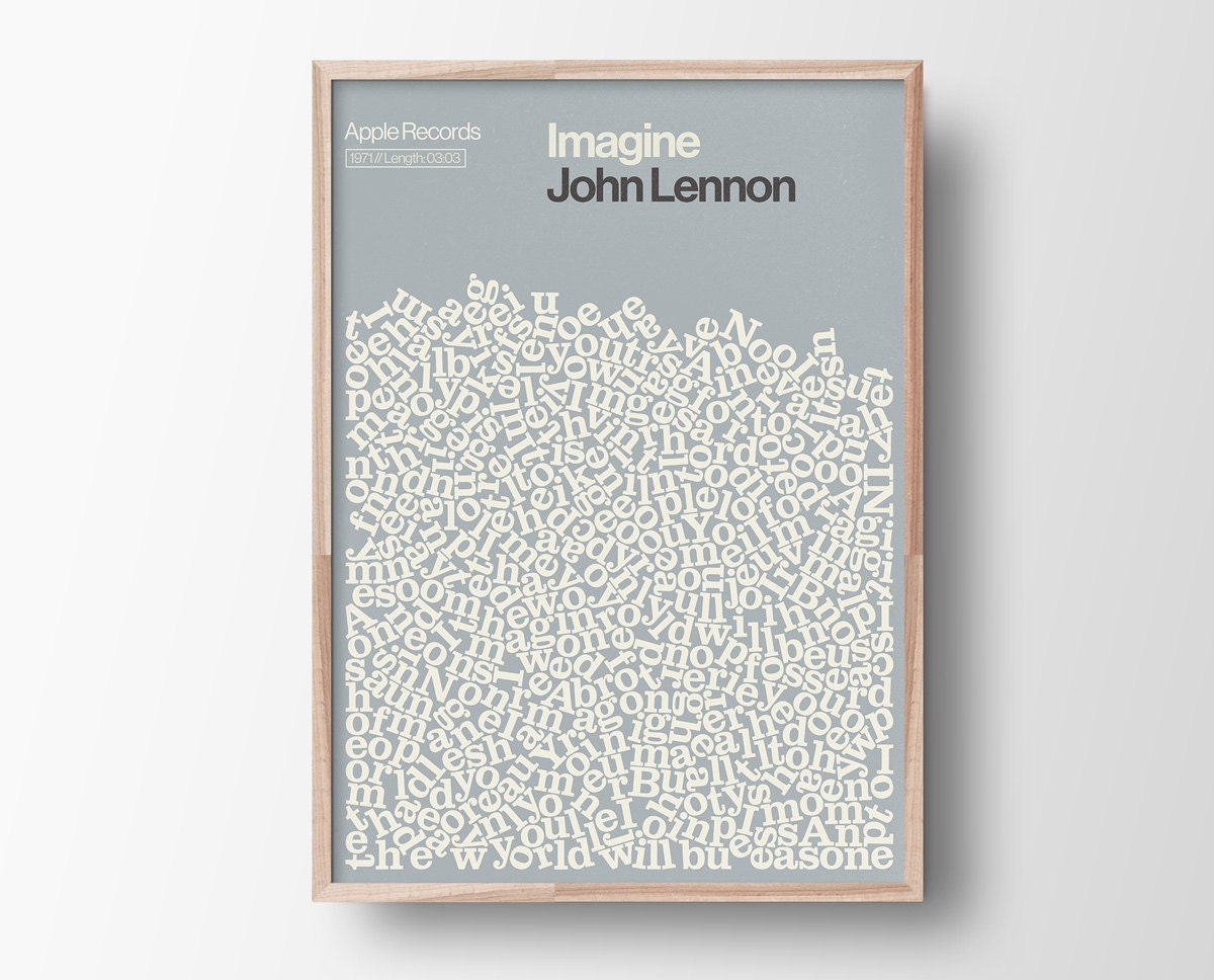 John Lennon Lyrics - 25 For Sale on 1stDibs  john lennon titel 25  besedilo, lyrics for sale, john lennon art for sale