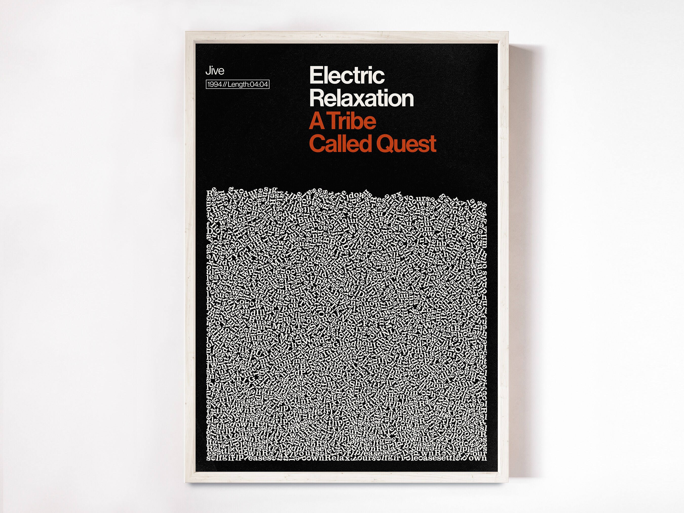 A Tribe Called Quest Poster Rap Song Lyric Print Hip Hop Etsy