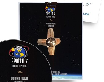 Apollo 7 Flown Heatshield Artifact - Flown in Space - NASA