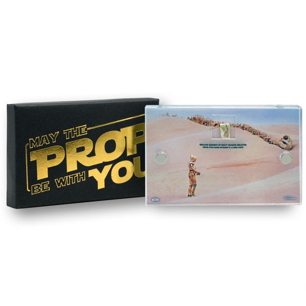 Original Krayt Dragon Skeleton Prop from Star Wars: A New Hope (1977)