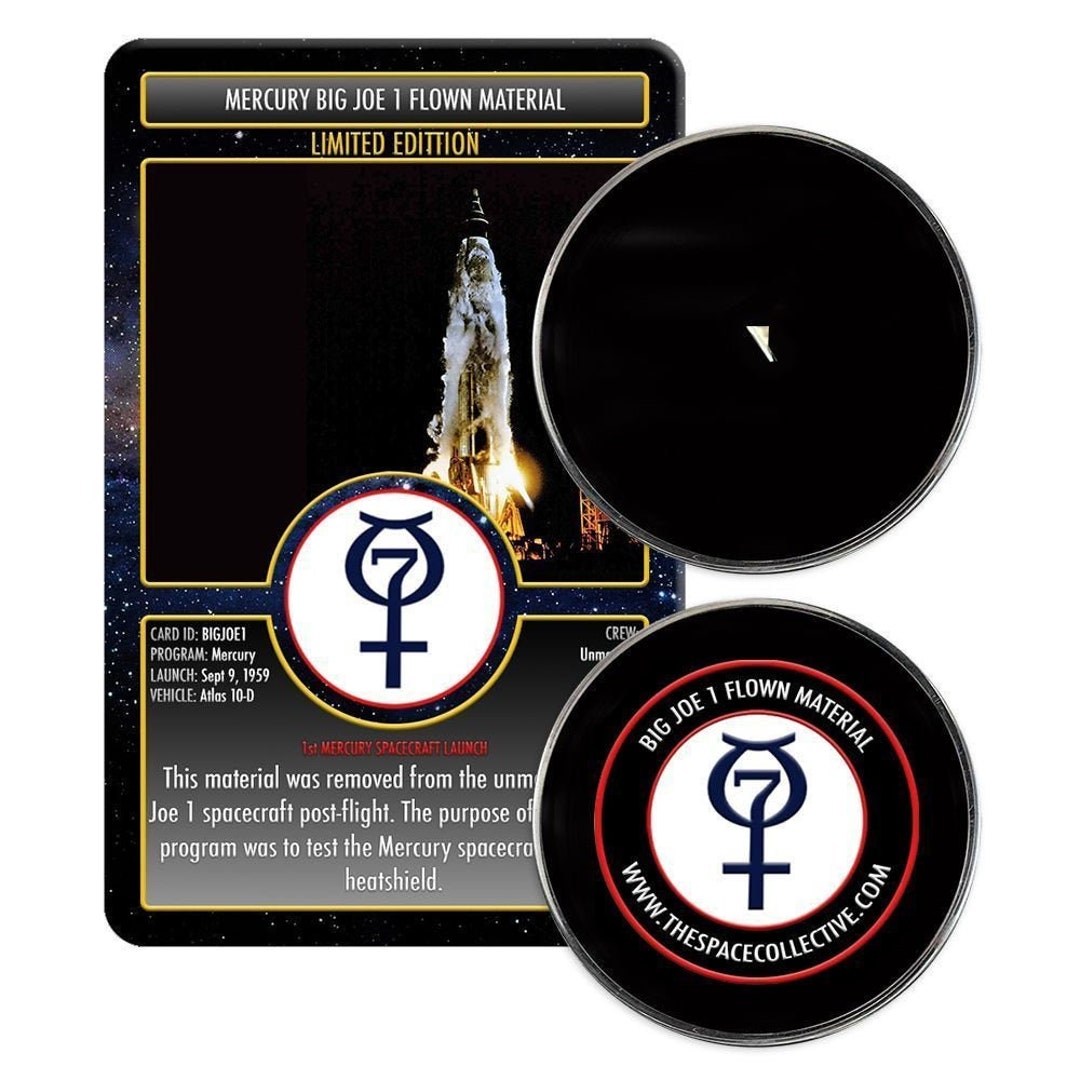 Mini Mercury Big Joe 1 Flown Material Limited Edition Etsy