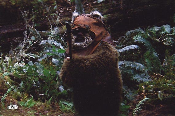 ★スターウォーズ イウォークの毛皮★ スターウォーズ/ジェダイの帰還（1983）のオリジナルウィケット