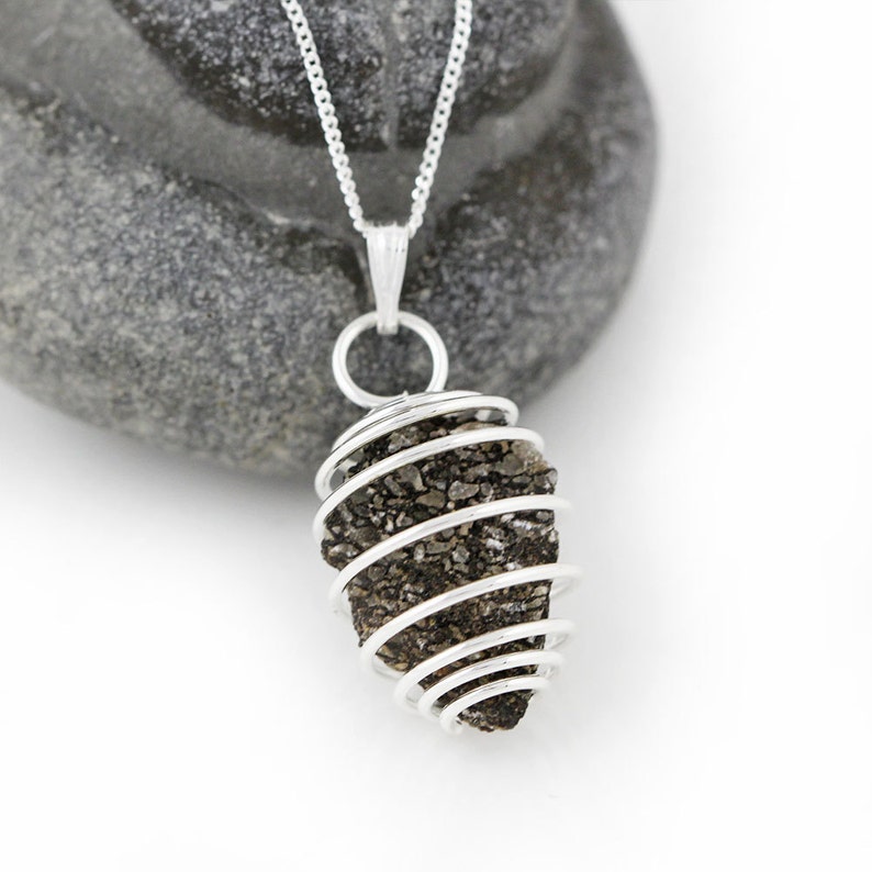 fossil silver necklace