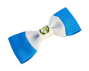 Guatemala Flag Hair Bow – Guatemalan Girl Hair Accessories – Great Gifts For Baby and Toddler Girls – Hair Clip For Her - Latina