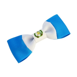 Guatemala Flag Hair Bow – Guatemalan Girl Hair Accessories – Great Gifts For Baby and Toddler Girls – Hair Clip For Her - Latina