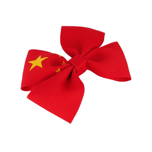 Chinese New Year - Hair Bow Clips For Women - Festival Hair Bow - Girls Hair Bows For Sale - Hair Bow Clips - Handmade Hair Accessories -