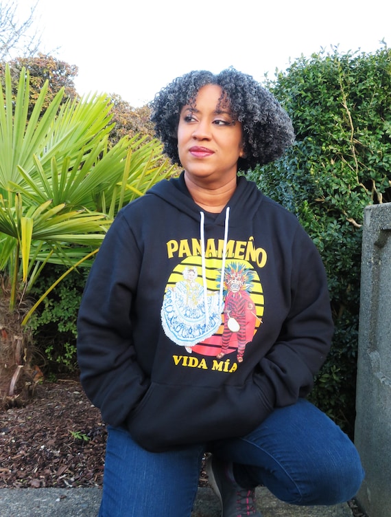 Aesthetic Hoodies Panamanian Pollera Panama Mens Hoodie Graphic