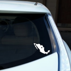 Mexican - Car Decal Flag - Car Decal Design - Mexico - Custom Car Stickers - Vinyl Decal - Car Window Stickers - Custom Flag Decal