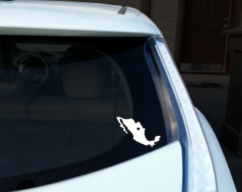 Mexican - Car Decal Flag - Car Decal Design - Mexico - Custom Car Stickers - Vinyl Decal - Car Window Stickers - Custom Flag Decal