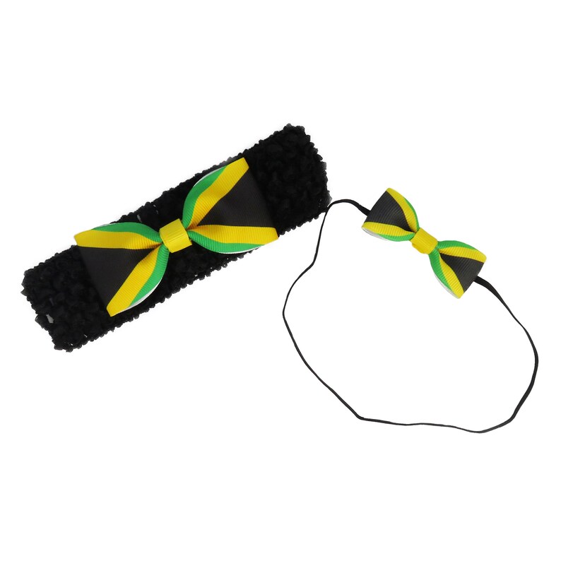 Jamaican Headband Jamaican Hair Products Hair Bows for Etsy