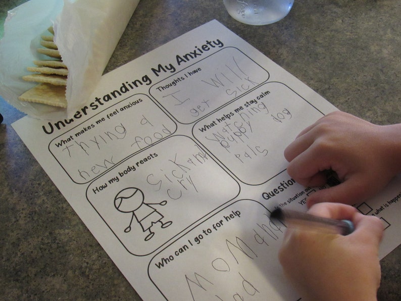 Understanding my Feelings Printable Worksheet Self Help | Etsy